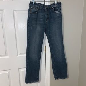 Rue 21 carbon relaxed straight jeans